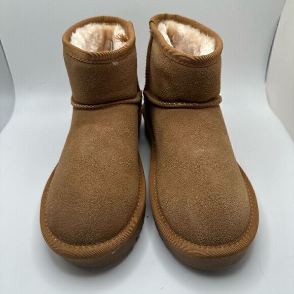 CUSHIONAIRE Cozy Boot 5 CHESTNUT - Picture 2 of 7